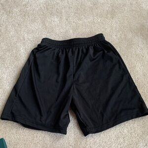 Kids Black Athletic Shorts